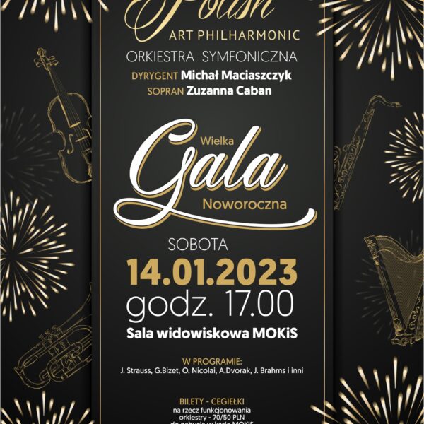 Wielka Gala Noworoczna Polish Art Philharmonic Orkiestra