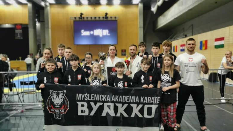 Triumfy Myślenickiej Akademii Karate Byakko na Mistrzostwach Europy w Budapeszcie