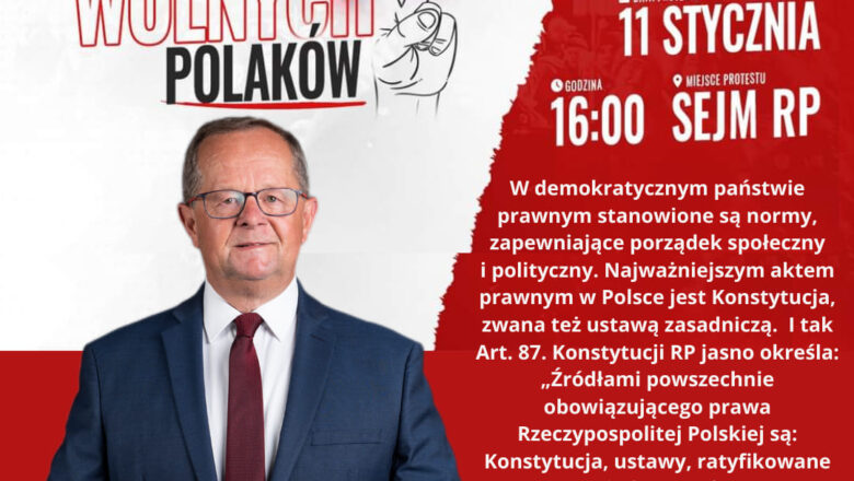 Mieszkańcy Powiatu Myślenickiego gotowi na „Protest Wolnych Polaków”