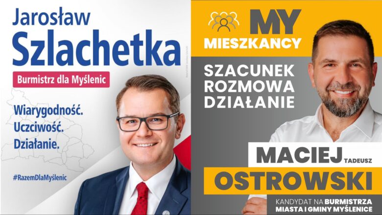 Wybory Samorządowe 2024. Będzie druga tura wyborów między Jarosławem Szlachetką i Maciejem Ostrowskim
