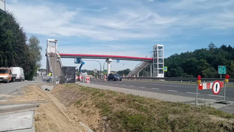 Nowa kładka w Głogoczowie oficjalnie otwarta