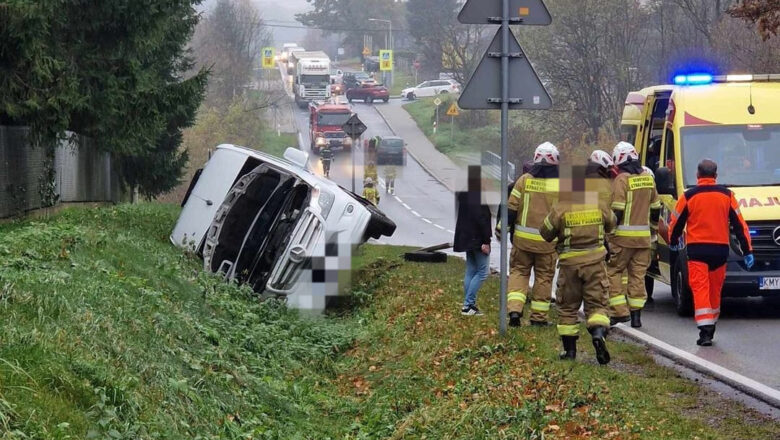 Poważny wypadek w Rudniku