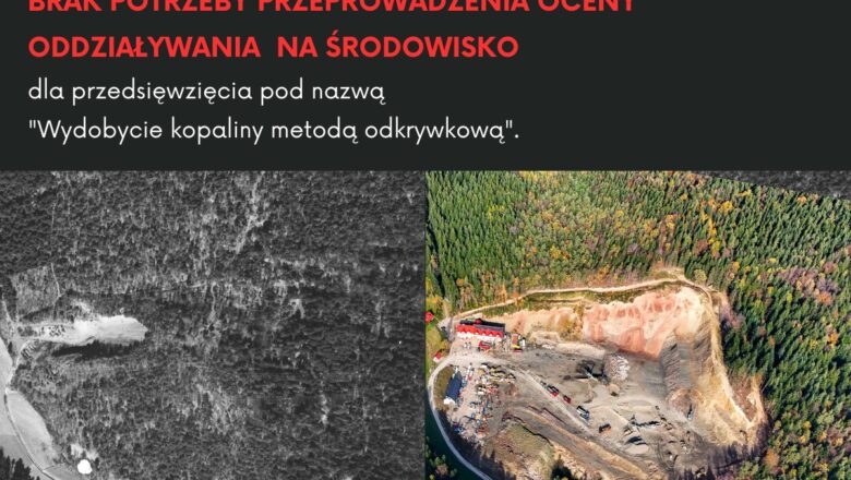 Problemy środowiskowe związane z funkcjonowaniem kamieniołomu w Bysinie