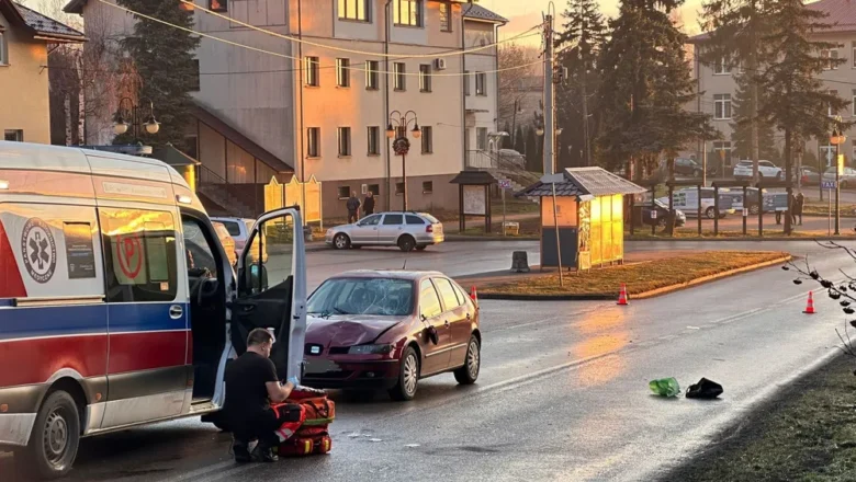 Potrącenie pieszego w Raciechowicach