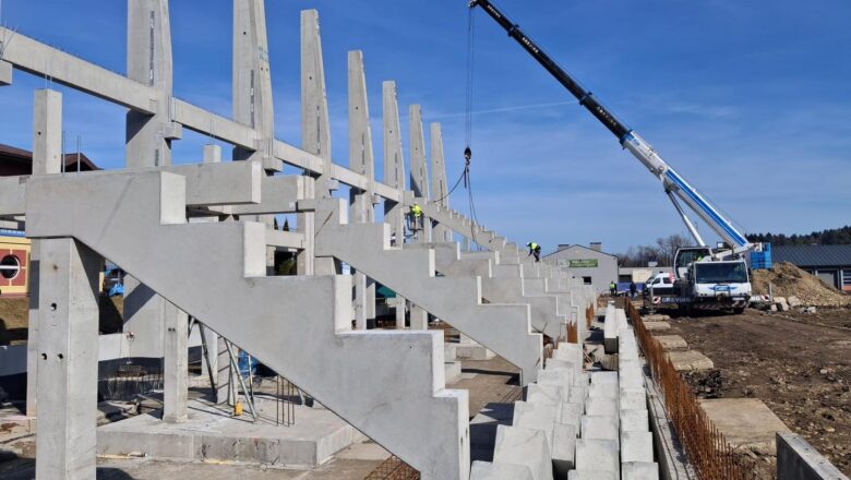 Nowoczesny stadion Dalinu Myślenice coraz bliżej – prace nabierają tempa!