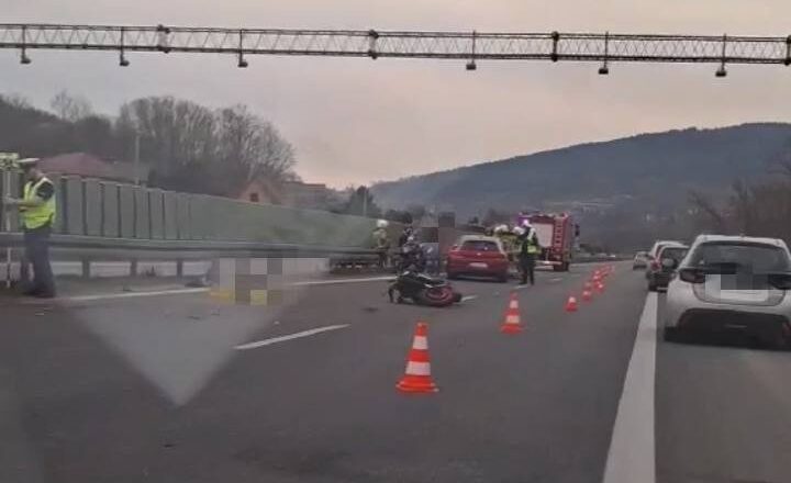 Poważny wypadek na S7 w Stróży