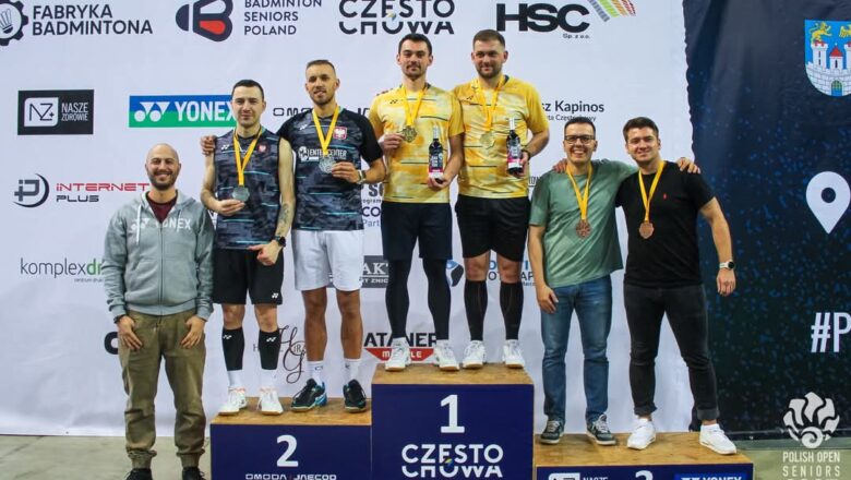 Sukcesy myślenickich badmintonistów na Polish Open Seniors 2025