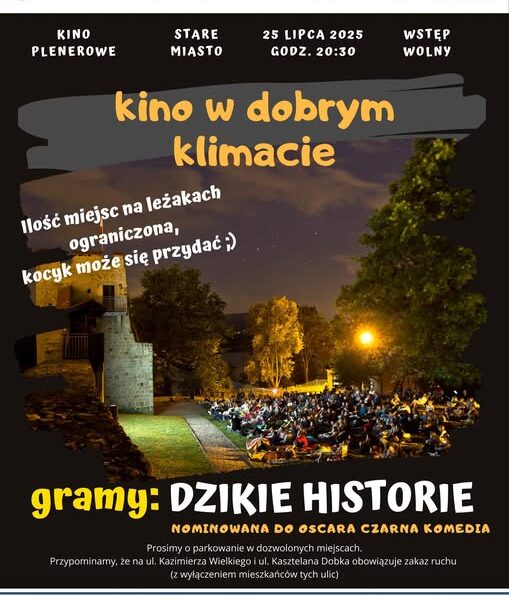 Filmowy wieczór pod murami: „Dzikie historie”