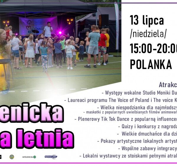 Myślenicka Scena Letnia już 13 lipca w Polance