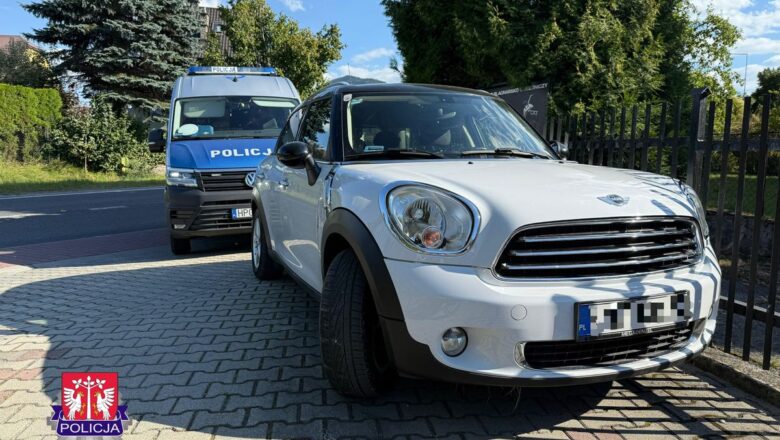 Pijany kierowca uszkodził auto i ogrodzenie w Lubniu