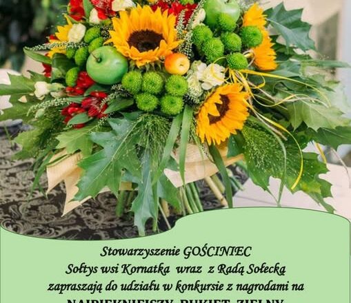 Kornatka zaprasza na konkurs tradycyjnych bukietów zielnych!