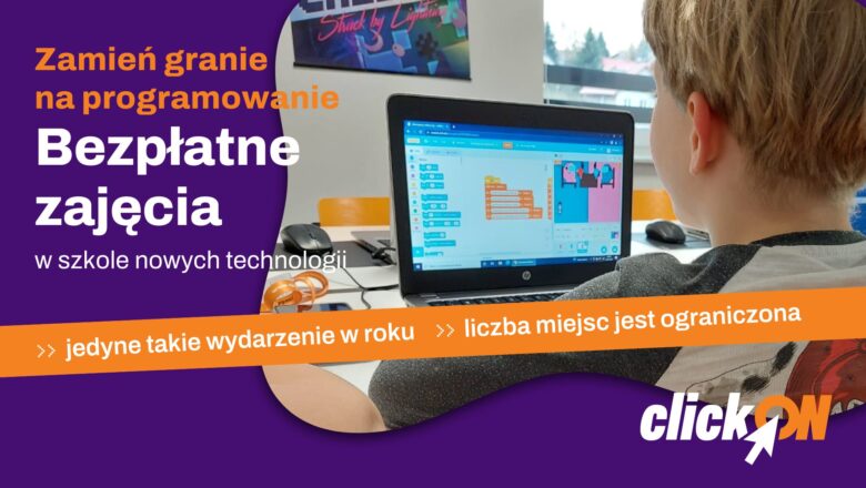 ClickON – Darmowe warsztaty programowania w Myślenicach