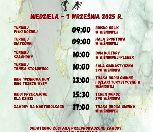 Festiwal Sportu im. Kazimierza Bubuli – Wiśniowa, 7 września 2025 r.