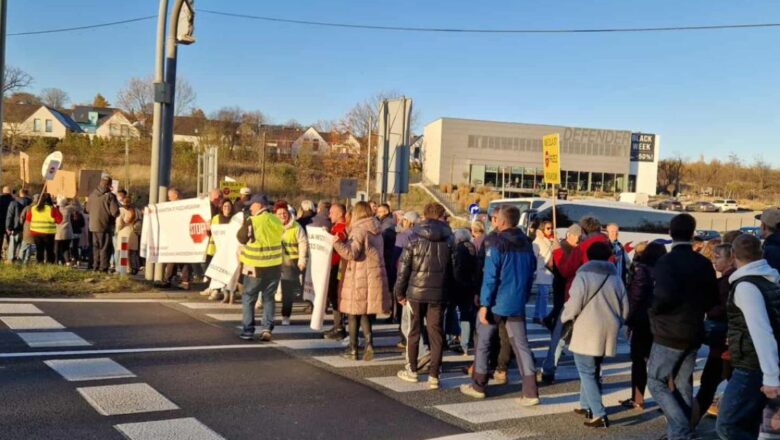 „Nie dla S7!” – protesty mieszkańców na Zakopiance i w Wieliczce