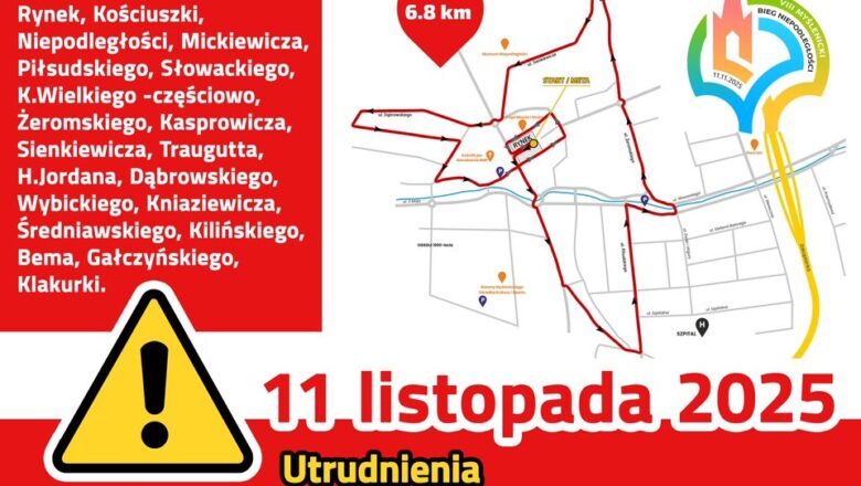 Już jutro – Bieg Niepodległości w Myślenicach