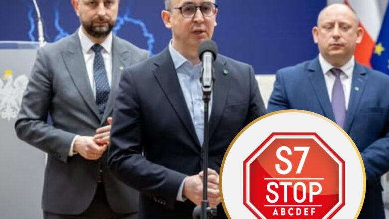 Wszystkich sześć wariantów A–F przebiegu drogi ekspresowej S7 z Krakowa do Myślenic trafi do kosza