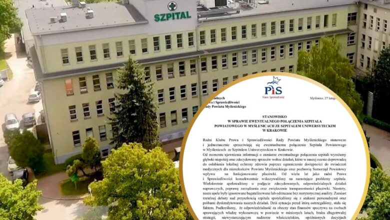 Radni PiS przeciwko połączeniu szpitali. Opublikowali oficjalne stanowisko w tej sprawie!