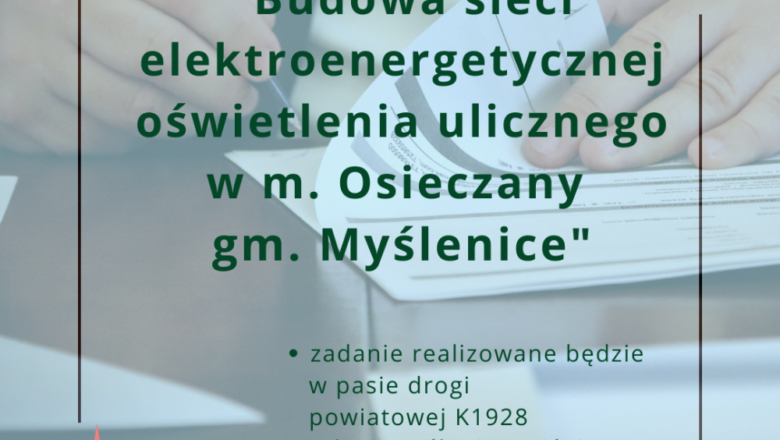 Nowe oświetlenie w Osieczanach!