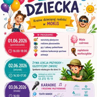Dzień Dziecka w MOKiS – trzy dni pełne radości i atrakcji!