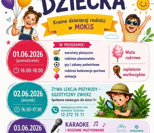 Dzień Dziecka w MOKiS – trzy dni pełne radości i atrakcji!