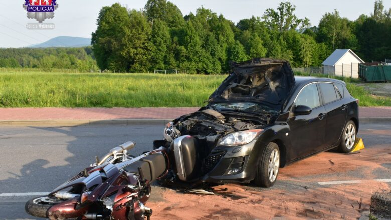 Wypadek drogowy w Krzyszkowicach