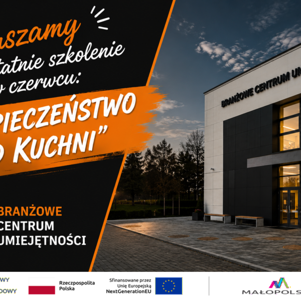 Bezpłatne szkolenie „Bezpieczeństwo od kuchni” już w czerwcu w Myślenicach
