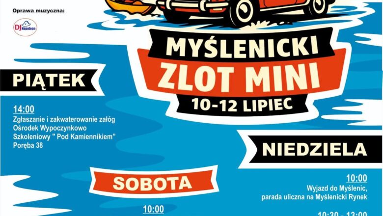 XIV Myślenicki Zlot MINI – trzy dni motoryzacyjnej pasji!