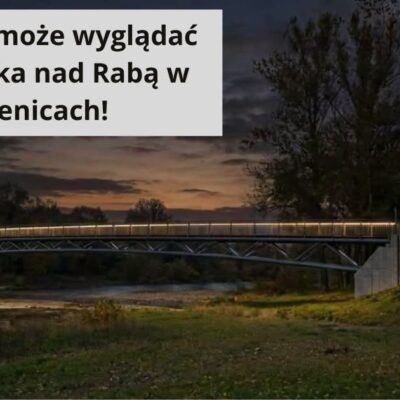 Nowa kładka nad Rabą w Myślenicach. Gmina ogłosiła przetarg!