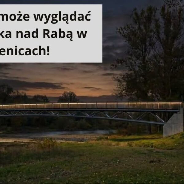 Nowa kładka nad Rabą w Myślenicach. Gmina ogłosiła przetarg!