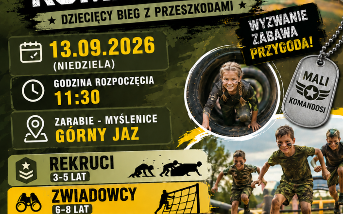 Mali Komandosi 2026 – wielka przygoda czeka na Zarabiu!